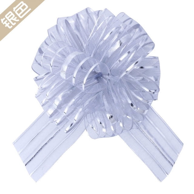 20 piezas, lazo para tirar, lazo para tirar, lazo para envolver regalo, lazo para tirar con cinta para regalo de boda, cestas, decoración de Navidad Ormromra HMFJ236-4