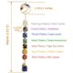 thumbnail image 2 of Adornos colgantes de cristal hechos a mano para coche, 7 chakras, decoración del hogar, adorno Feng Shui, meditación de yoga, decoración del coche, piedras de palma caídas (árbol de la vida) Sincero Electrónica, 2 of 5