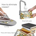 thumbnail image 4 of Placemats Set of 4, Sunflower Gnomes Woven Placemat, Linen Place Mats for Kitchen/Dining Tables, Spring Farmhouse Country Daisy Leaf Plaid Washable Table Mats for Party, 4 of 8