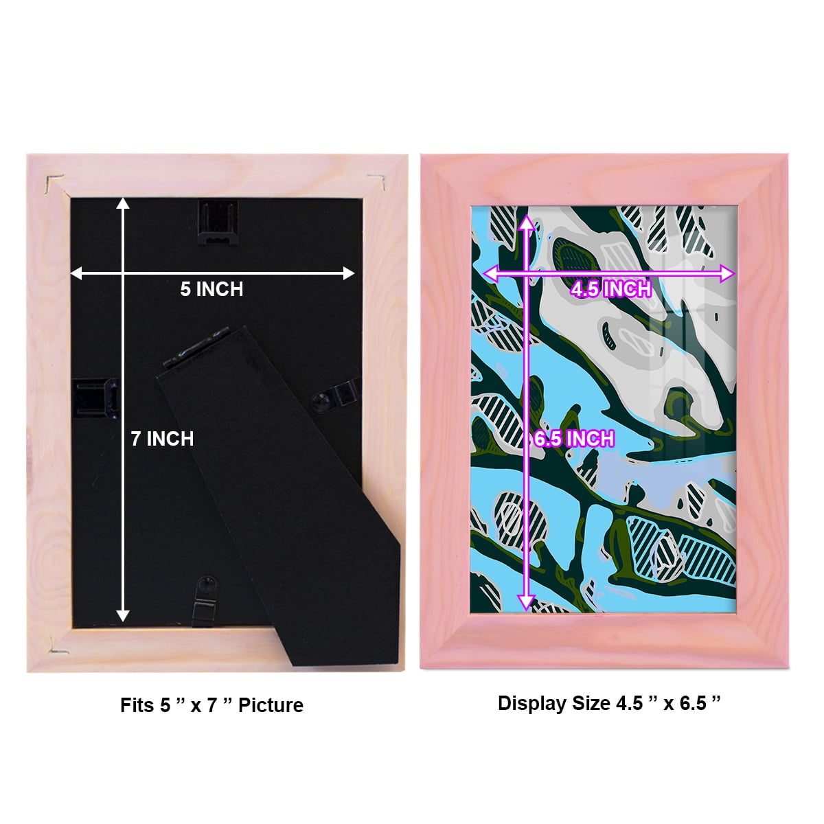 Abstract Tree Limbs I -Framed Print w/glass-Sunset Pink