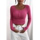 thumbnail image 4 of Camiseta PRETTYGARDEN Henley de manga larga de otoño 2024 para mujer, 4 of 9