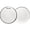 20 in., variant on Aquarian Articulator Bass Drum Head White 28 in.
