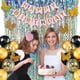 thumbnail image 5 of Herunwer Iridescent Party Streamers Backdrop - Neon Transparent Holographic Tinsel Foil Fringe Curtain, 5 of 6