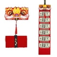 thumbnail image 1 of Xihbxyly Juego de Sobres Rojos con Diseño Tradicional Chino de Bendición, Estampado En Caliente Bicolor, Elegantes Patrones Dorados, Gran Capacidad para Dinero, Ideal para Año Nuevo, Cumpleaños y Vis, 1 of 1