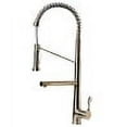 thumbnail image 5 of Brushed Nickel Double Spout Commercial Spring Kitchen Faucet, 5 of 9