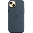 thumbnail image 3 of Funda de silicona con MagSafe para iPhone 15 Plus - Azul tormenta, 3 of 8