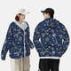 thumbnail image 4 of Fotbe Dark Blue Christmas Chaqueta con Protección Solar UPF 50+ para Hombre y Mujer, Camisa con Capucha y Bolsillos-Large, 4 of 7
