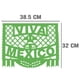 thumbnail image 3 of Papel picado Fiestas Patrias | Guirnaldas | enramado | 5 tiras de 5 metros | diseño de Heroes de La Independencia | plastico picado patrio | colores verde, blanco y rojo, 3 of 5