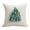 Green, variant on putnchl Home Textile Soft Christmas Decoration Home Throw Pillow Rectangular Decoration Throw Pillow Sofa Cover(without Core)