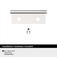 thumbnail image 4 of Amerock Streamline II 1-3/4 inch (44mm) Length Polished Chrome Cabinet Finger Edge Pull, 10 Pack, 4 of 4