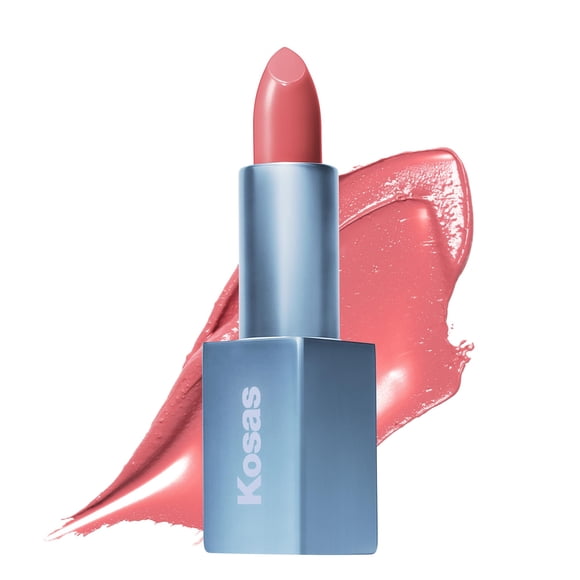 Kosas Weightless Lip Color nutritivo lápiz labial satinado - Color de labios de alto impacto con fórmula limpia - Sensación cómoda y acabado suave - Encendido