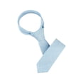thumbnail image 1 of INSPIRE CHIC Men's Self-Tied Solid Color Formal Slim Ties Light Blue, 1 of 5