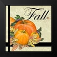 thumbnail image 2 of Diannart 12x12 Black Modern Framed Museum Art Print Titled - Fall Pumpkins, 2 of 5