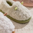 thumbnail image 7 of Taqqpue Women’s Soft Curly Full Slippers Solid Color Memory Foam Lightweight House Shoes Cozy Loafer with Polar Fleece Lining, 7 of 7
