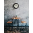thumbnail image 3 of 20 Inch Retro Wall Clock Silent,Accurate Time,Big Numbers,Quartz,Analog,Black, 3 of 7
