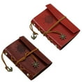 thumbnail image 4 of Opolski Notebook Retro Anchor Faux Leather Cover Notebook Journal Traveler Book Diary School Office Supply for Students, 4 of 8