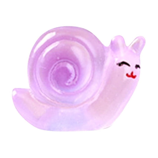 Clearance!Maojin Decoración creativa de dibujos animados para minicoche, micropegamento musgoso que brilla en la oscuridad, Material artesanal, accesorios de resina
