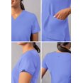 thumbnail image 4 of Adar Addition Scrubs For Women - Modern V-Neck Scrub Top, 4 of 8