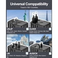 thumbnail image 2 of Adaptador de viaje URJD Universal GaN de 120 W con 4 USB-C y 1 USB-A, 2 of 7