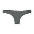 thumbnail image 2 of Tavik Womens Ali Mini Glossy Pique Bikini Swim Bottom, Grey, X-Small, 2 of 2