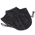 thumbnail image 1 of unbranded Collar Falso Negro De Encaje Con Hoja De Loto Para Blusas Y Fiestas, 1 of 3