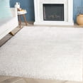 thumbnail image 2 of SAFAVIEH Tahoe Trudi Distressed Shag Area Rug, Ivory/Taupe, 5' x 7', 2 of 8