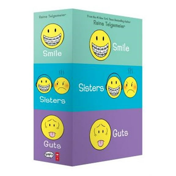 Pre-Owned Smile/Sisters/Guts Box Set by Raina Telgemeier (Paperback)