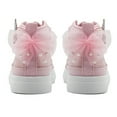 thumbnail image 7 of Toddler Sneakers for Girls Boys, Kids Canvas High Top Fashion Sparkle Sequins Bow Shoes Running Walking Casual Adjustable Strap Shoes, 7 of 7