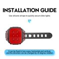 thumbnail image 5 of 2X Bike Light Set Super Bright,Bike USB Rechargeable LED Light,Bike Light for Night Riding,Bike Front and Tail Light, 5 of 5