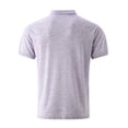 thumbnail image 3 of JINMGG Mens Shirts Plus Size Blouses Classic Slim Short Sleeve T-Shirt for Men Fashion Casual Double Pocket Sports Solid Color T-Shirts Top Tees, 3 of 3