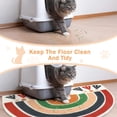 thumbnail image 4 of Alfombrilla para caja de arena para gatos extra grande de 60x40 cm, 4 of 4