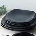thumbnail image 6 of Noritake Colorscapes BoB Swirl (Black on Black) 16-Piece Square Dinnerware Set, Service for 4, 6 of 7