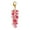 Red, variant on 1pc Trumpet Flower Glass Pendant Decorations Lobster Clasp Charms Clip-on Charms for Keychain Purse Backpack Ornament Deep Sky Blue 69mm