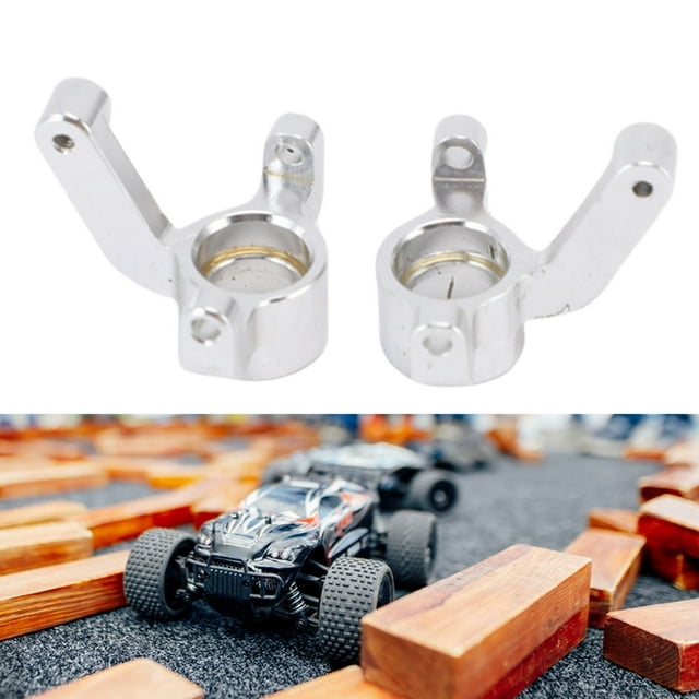 Front Steering Knuckle, Alloy Steering Hub Carrier, High Strength, 1/24 RC Car, with Stability and Durability, for Replacement Needs