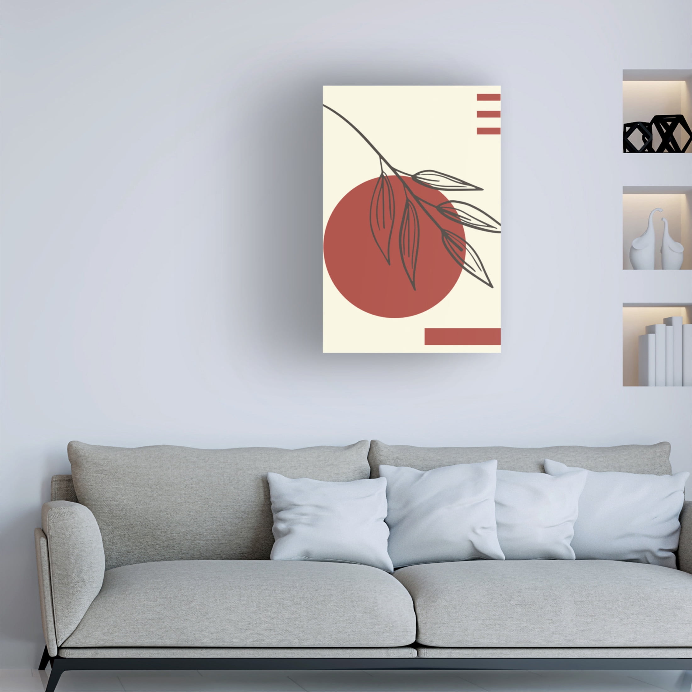 Trademark Fine Art jay stanley Boho Botanicals 3 Canvas Wall Art