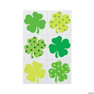  St.patrick'sday Printable Temporary Tattoo Paper for