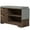Rustic Brown, variant on HOMCOM Entryway Shoe Bench with Storage Drawer Open Shelf Pocket Grey