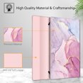 thumbnail image 3 of Fintie Sleeve Case for 14 Inch Samsung Galaxy Book3 Pro 14 NP940XFG - Premium PU Leather Protective Portfolio Book Cover, Dreamy Marble, 3 of 7