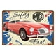 thumbnail image 2 of Placa Carteles Bsvklp Chapa Metal Pintura Hierro para Coche Vintage Póster Artístico Pared Cafetería Y Bar, 2 of 9