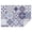 Blue Ethnic Geometric, variant on Blue Ethnic Geometric Patchwork Pattern Rectangle Tablecloth 60"x84",Waterproof Polyester Rectangle Table Cloth, Wipeable Spillproof Polyester Tablecloth for Dining, Camping, Indoor and Outdoor