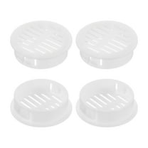 Uxcell Round Soffit Vents 1 inch, 16Pcs White Plastic 35mm Soffit Vent Cover