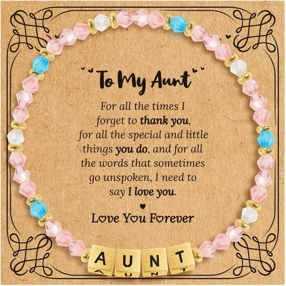 Inspirational Family Lettter Bead Bracelet For Women,Jewelry Gifts For Granddaughter/Daughter/Mom/Sister/Wife/Niece/Aunt/Friend/Nana/Gigi,Mothers Day,Birthday