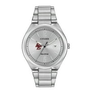 Men's  Silver Boston College Eagles Eco-Drive Stainless Steel Watch