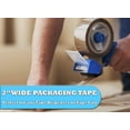 thumbnail image 3 of 2" 110 yds Brown Heavy Duty Packaging Tape 6PK Brown Transparent All-Purpose Glossy Material for Office, School and Home Carton Sealing Tape for Shipping and Moving by WholesaleArtsFrames-com, 3 of 6
