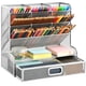 thumbnail image 1 of Organizador de escritorio Marbrasse más grande de malla con cajón plateado, 1 of 7