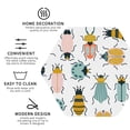 thumbnail image 3 of Sigee Colorful Insects for Water-Resistant, Heat-Resistant, Non-Slip Leather Coasters Set, Ideal for Coffee Table, Office, Bar, Home Decor-Hexagon, 3 of 6