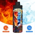 thumbnail image 5 of Daiia Colorful Daisy Sunflower Cow Printed 18 OZ Sports Insulated Kettle Drinking Cup Water Bottle Stainless Steel Kettle Portable Cup For Gym, 5 of 7