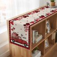 thumbnail image 6 of Table Runners 90 Inches Long Dress Scarves, Red Valentine's Day Farmhouse Coffee/Dining/Kitchen Table Runner for Living Room, Truck Plaid Love Heart Rustic 13x90 Inch, 6 of 9