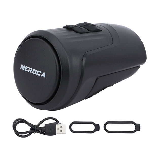 Bocina para bicicleta, bicicleta de montaña, manillar de bicicleta, de bocina para ciclismo, bocina eléctrica para ciclismo, campana de negro Sunnimix Bocina de ciclismo eléctrica