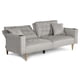 thumbnail image 5 of Sofá Cama Makora Maxim Gris Claro Lino 3 Posiciones con Soft Foam Reclinable, 5 of 10